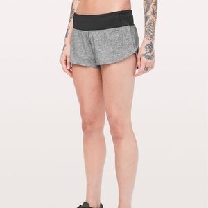 PENDING* Lululemon Athletica Speed Up Shorts in Heather Lux Multi Black